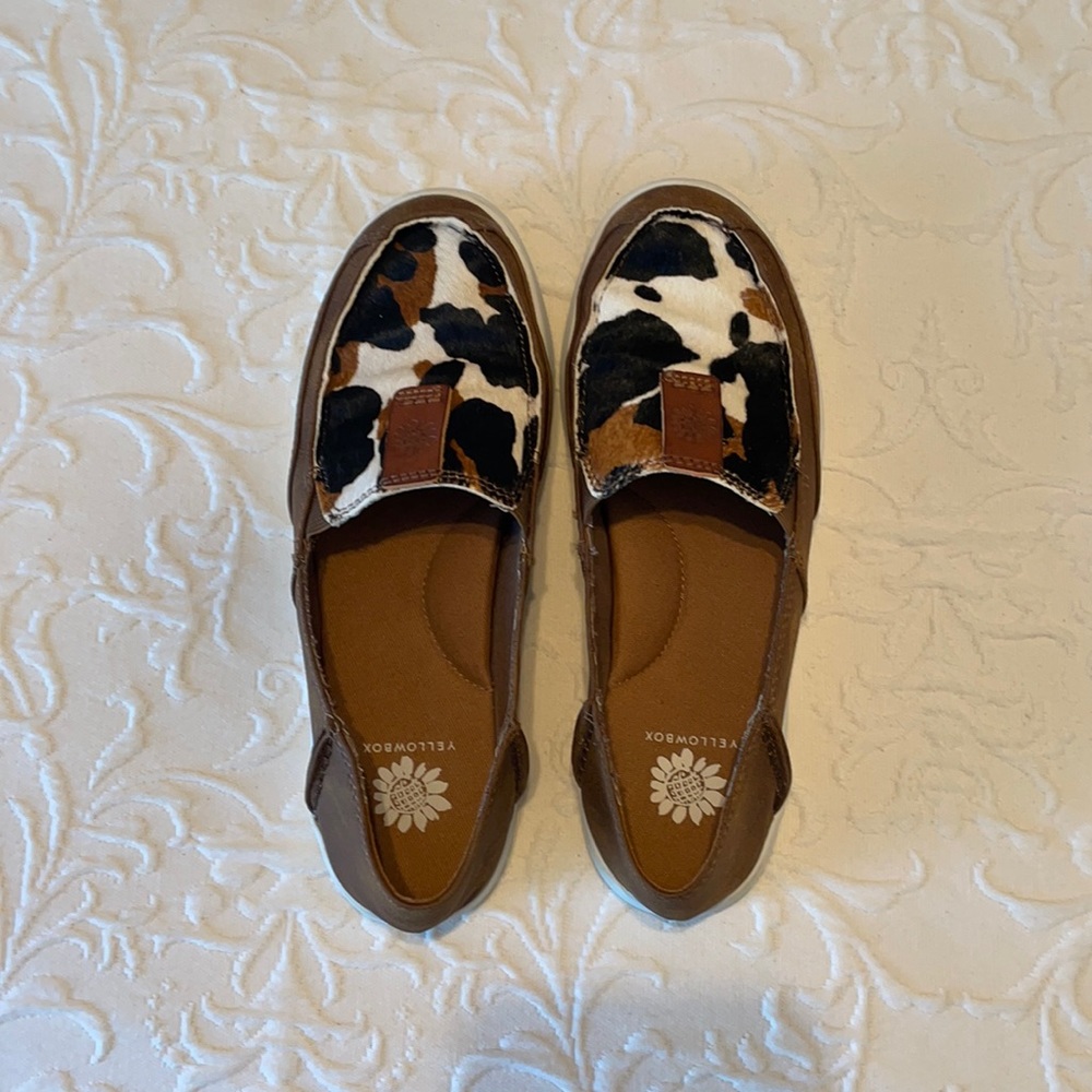 Yellow Box cowhide slides